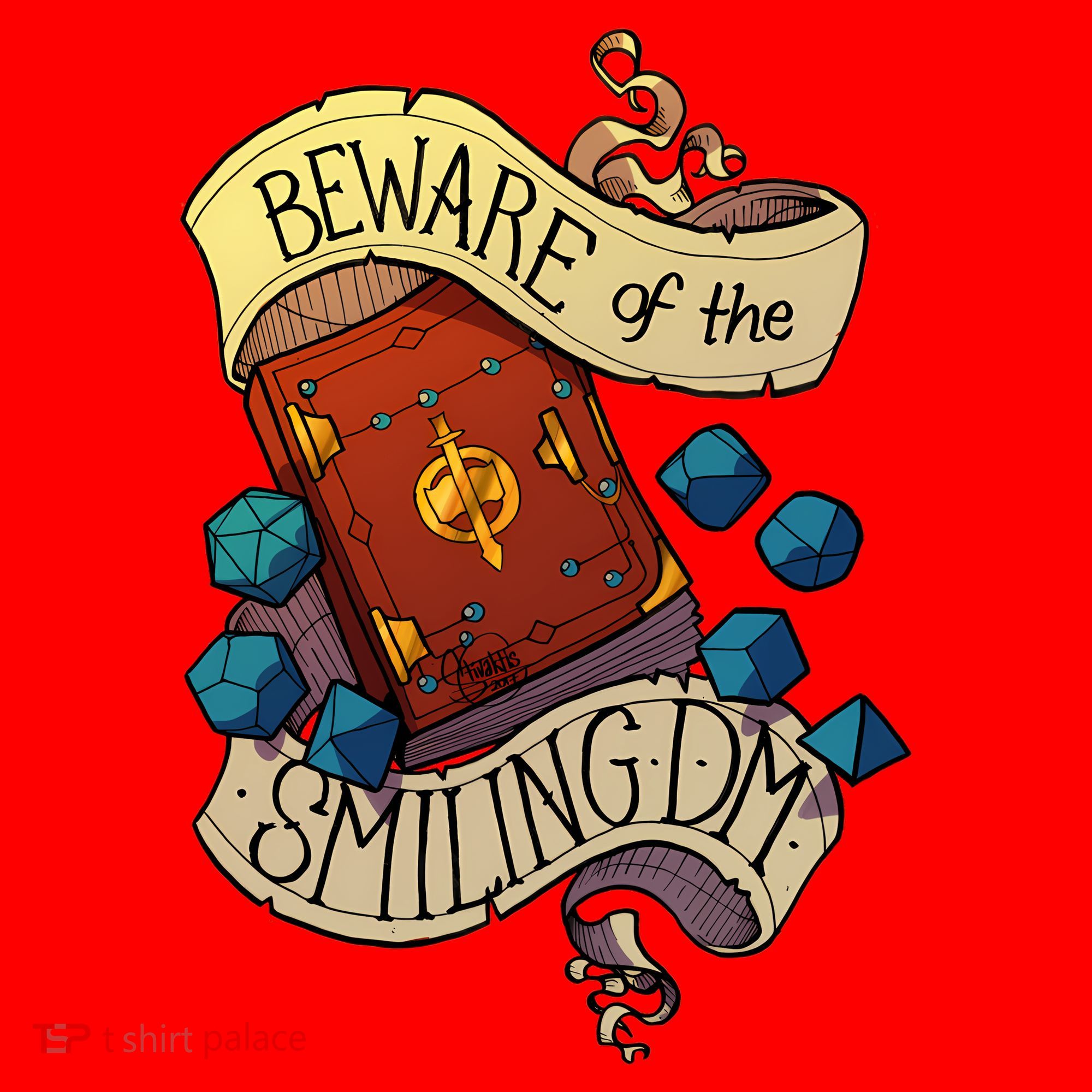 Beware Of The Smiling Dungeon Master Santa Hat