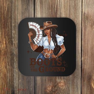 Boots On The Ground Linedance Coaster
