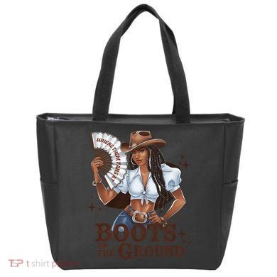 Boots On The Ground Linedance Tote Bag