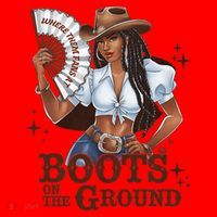 Boots On The Ground Linedance Santa Hat thumb 1