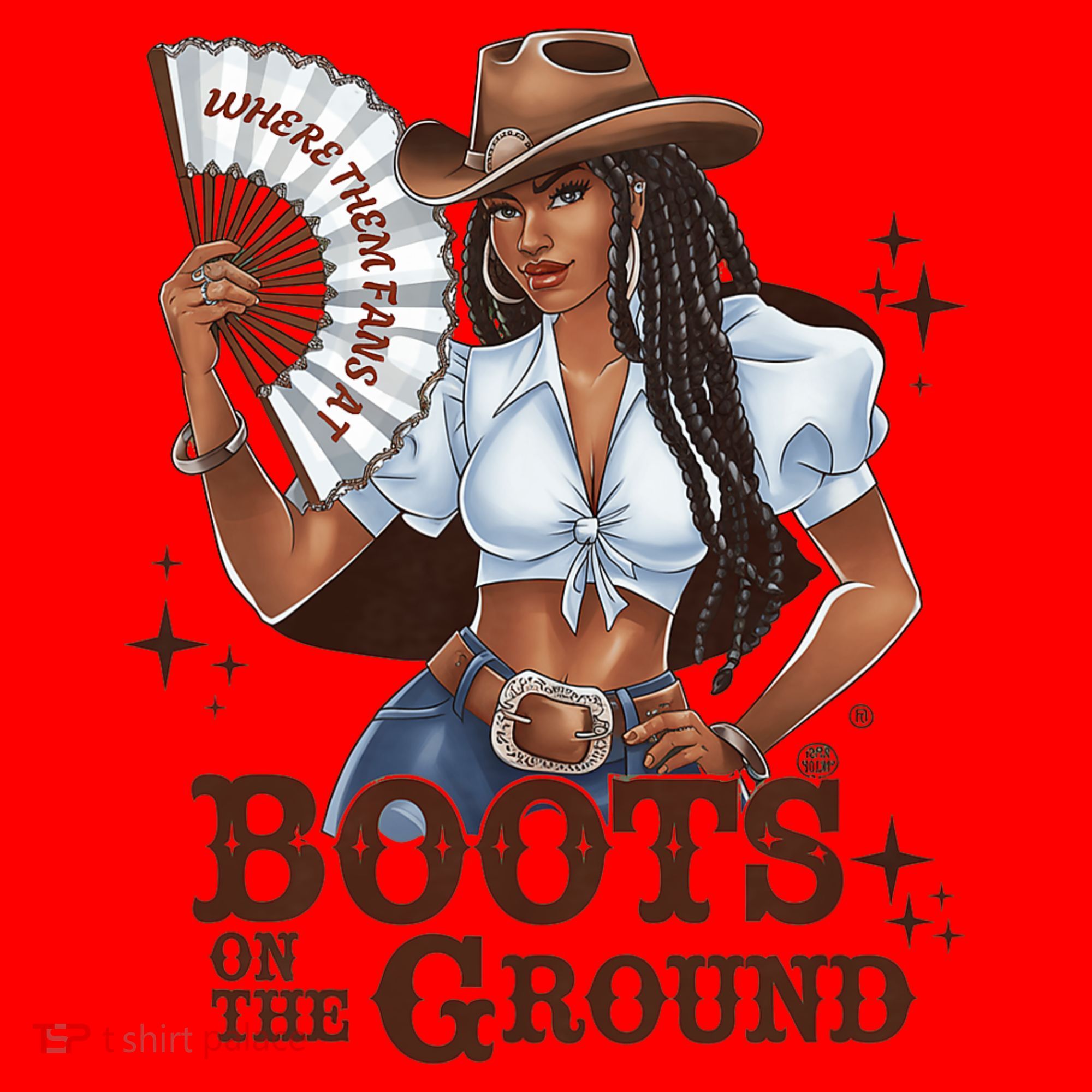 Boots On The Ground Linedance Santa Hat