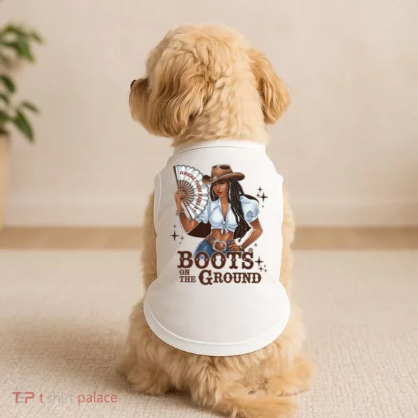 Boots On The Ground Linedance Doggie Tank