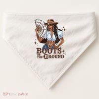 Boots On The Ground Linedance USA-Made Doggie Bandana thumb 0
