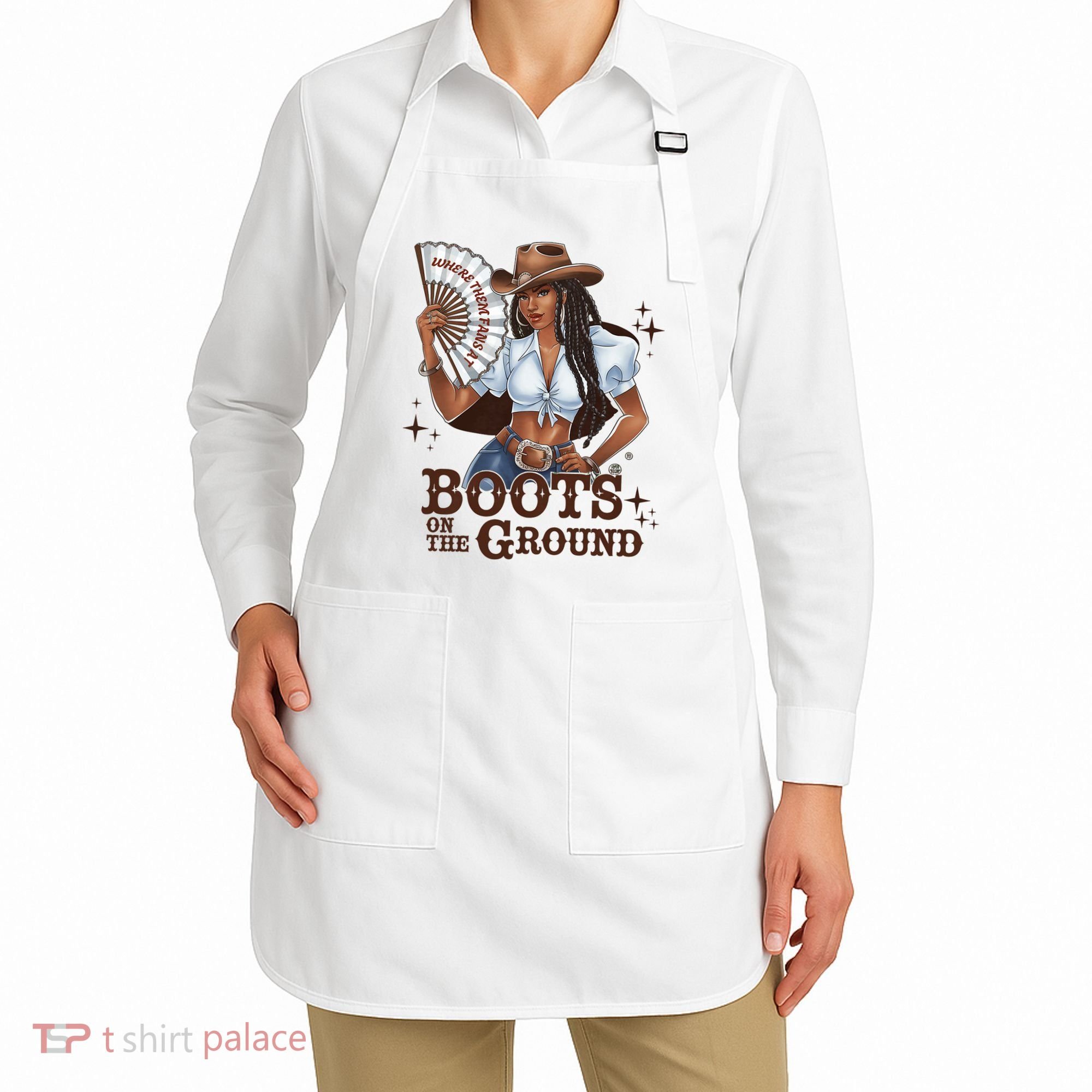 Boots On The Ground Linedance Apron