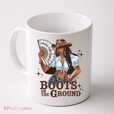 Boots On The Ground Linedance Coffee Mug