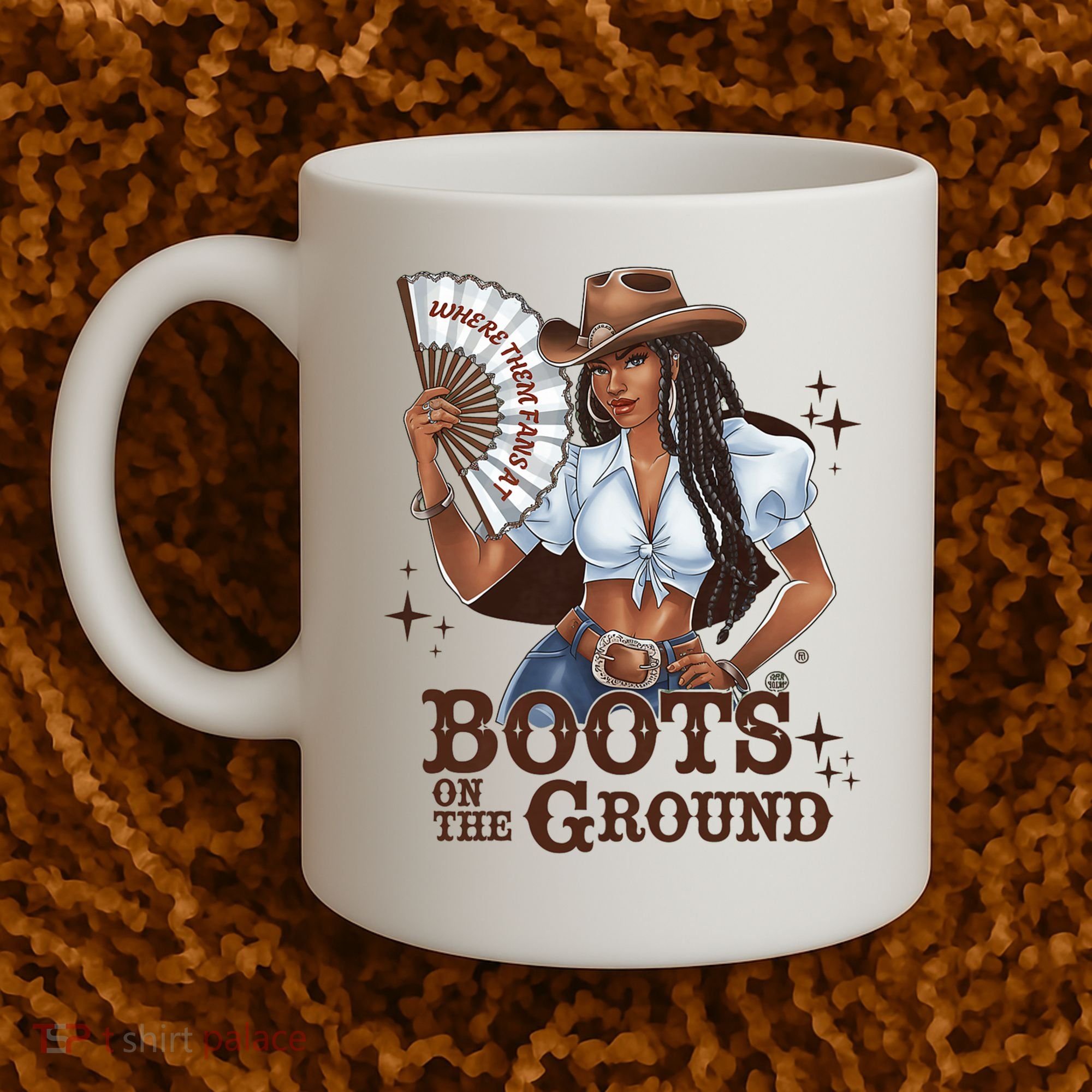 Boots On The Ground Linedance Coffee Mug