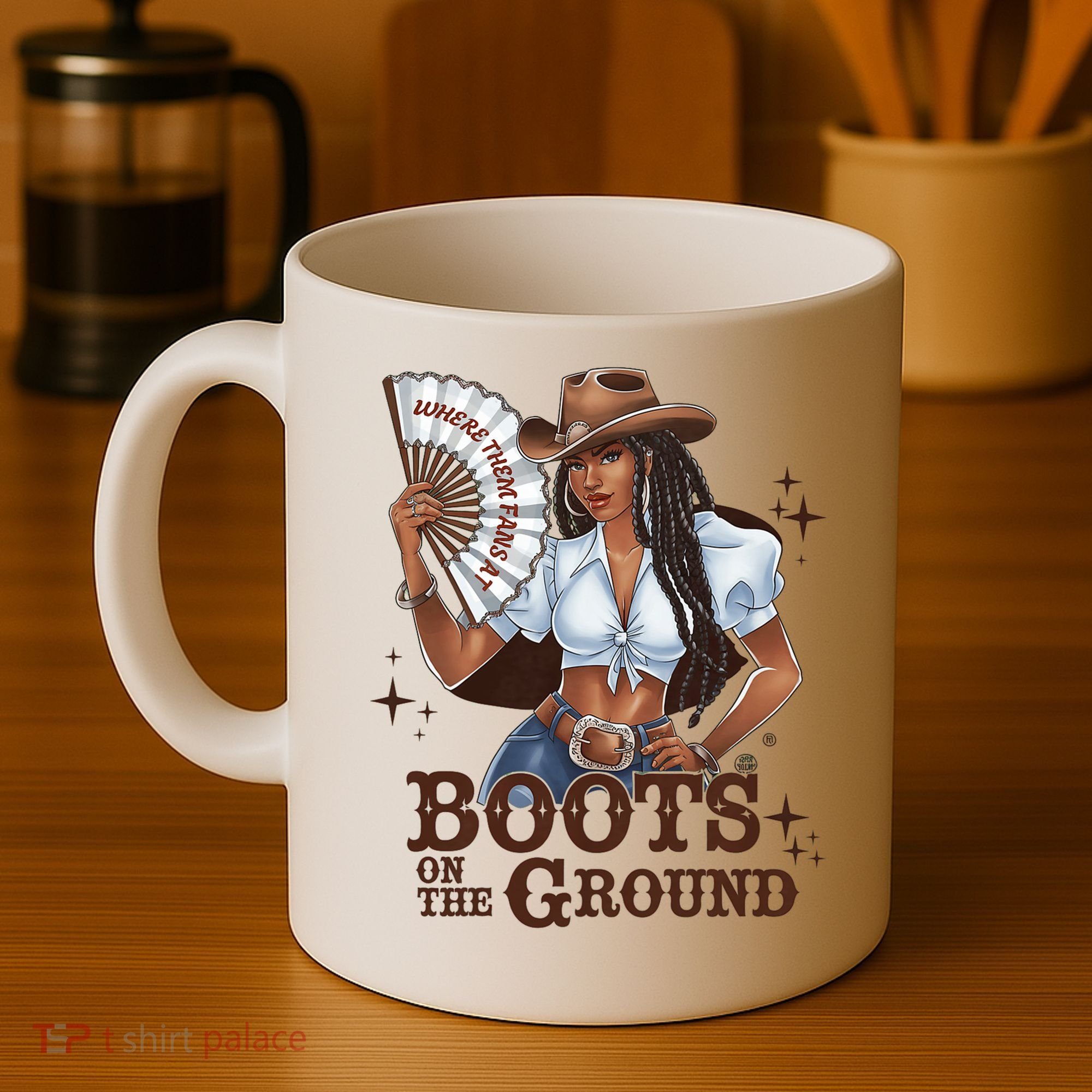 Boots On The Ground Linedance Coffee Mug