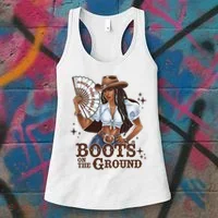Boots On The Ground Linedance Women's Tank Top thumb 3