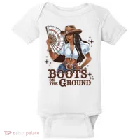 Boots On The Ground Linedance Baby Bodysuit thumb 0