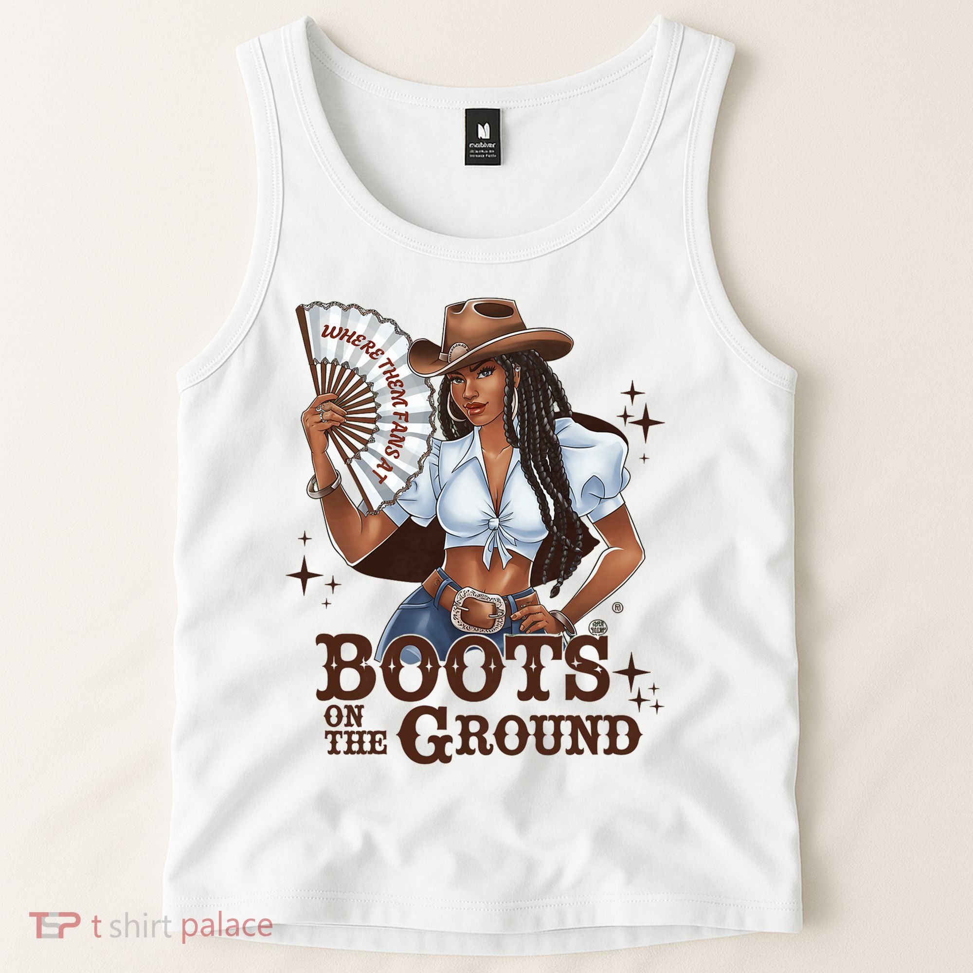 Boots On The Ground Linedance Tank Top