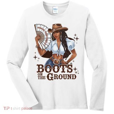 Boots On The Ground Linedance Women's Long Sleeve Shirt