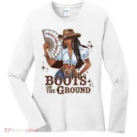 Boots On The Ground Linedance Women's Long Sleeve Shirt thumb 0