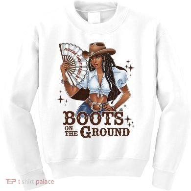 Boots On The Ground Linedance Kids Sweatshirt