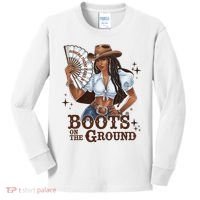 Boots On The Ground Linedance Kids Long Sleeve Shirt thumb 0
