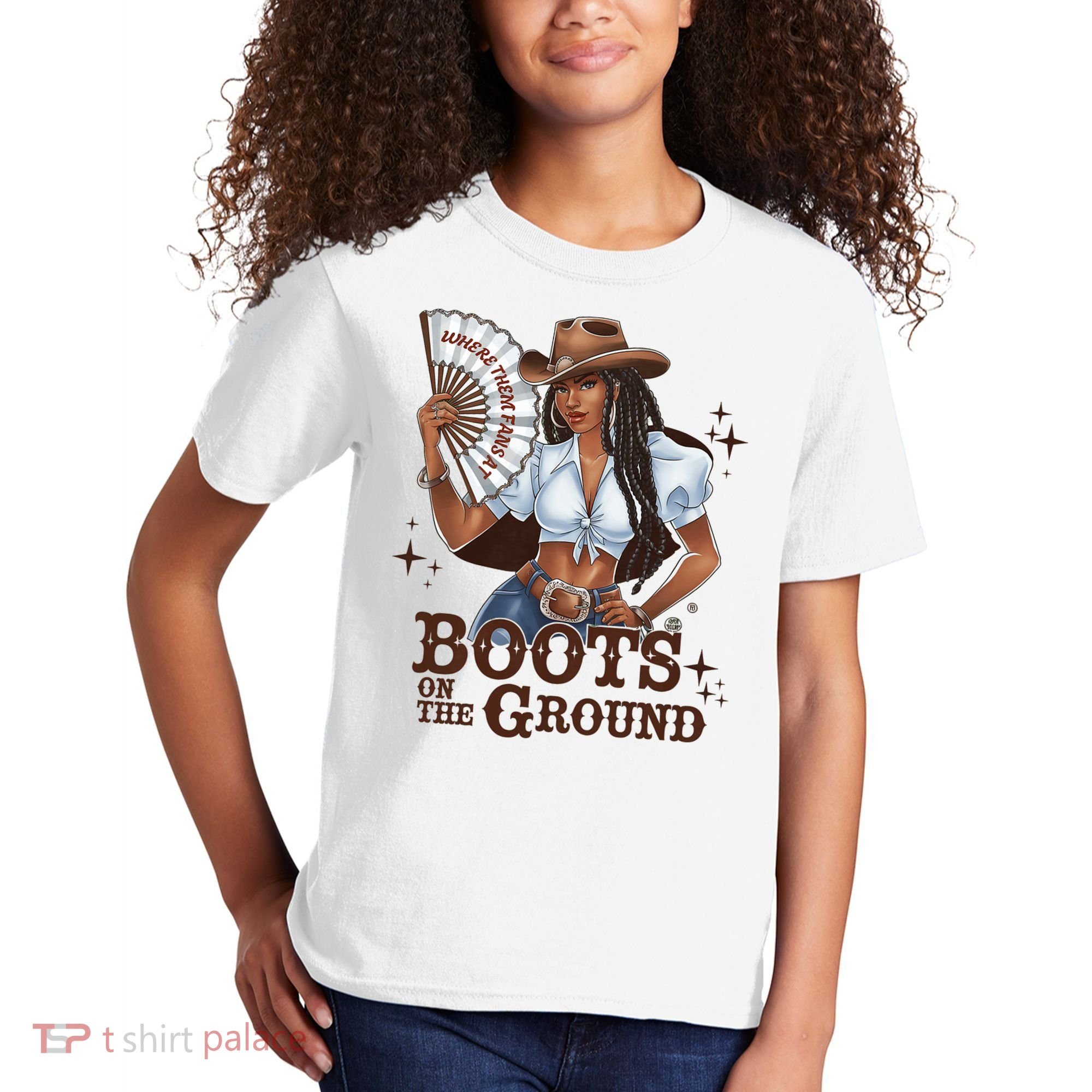 Boots On The Ground Linedance Kids T-Shirt