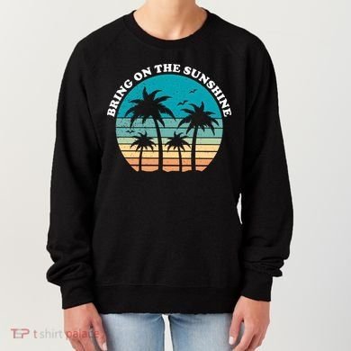 Bring On The Sunshine Retro Sunset Women's Sweatshirt