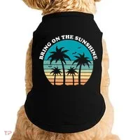 Bring On The Sunshine Retro Sunset Doggie Tank thumb 0