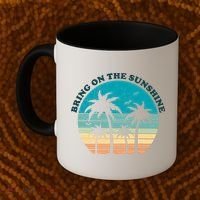 Bring On The Sunshine Retro Sunset Coffee Mug thumb 2