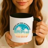 Bring On The Sunshine Retro Sunset Coffee Mug thumb 3