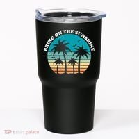 Bring On The Sunshine Retro Sunset Tumbler thumb 0