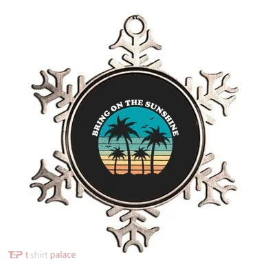 Bring On The Sunshine Retro Sunset Ornament