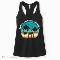 Bring On The Sunshine Retro Sunset Women's Tank Top thumb 0