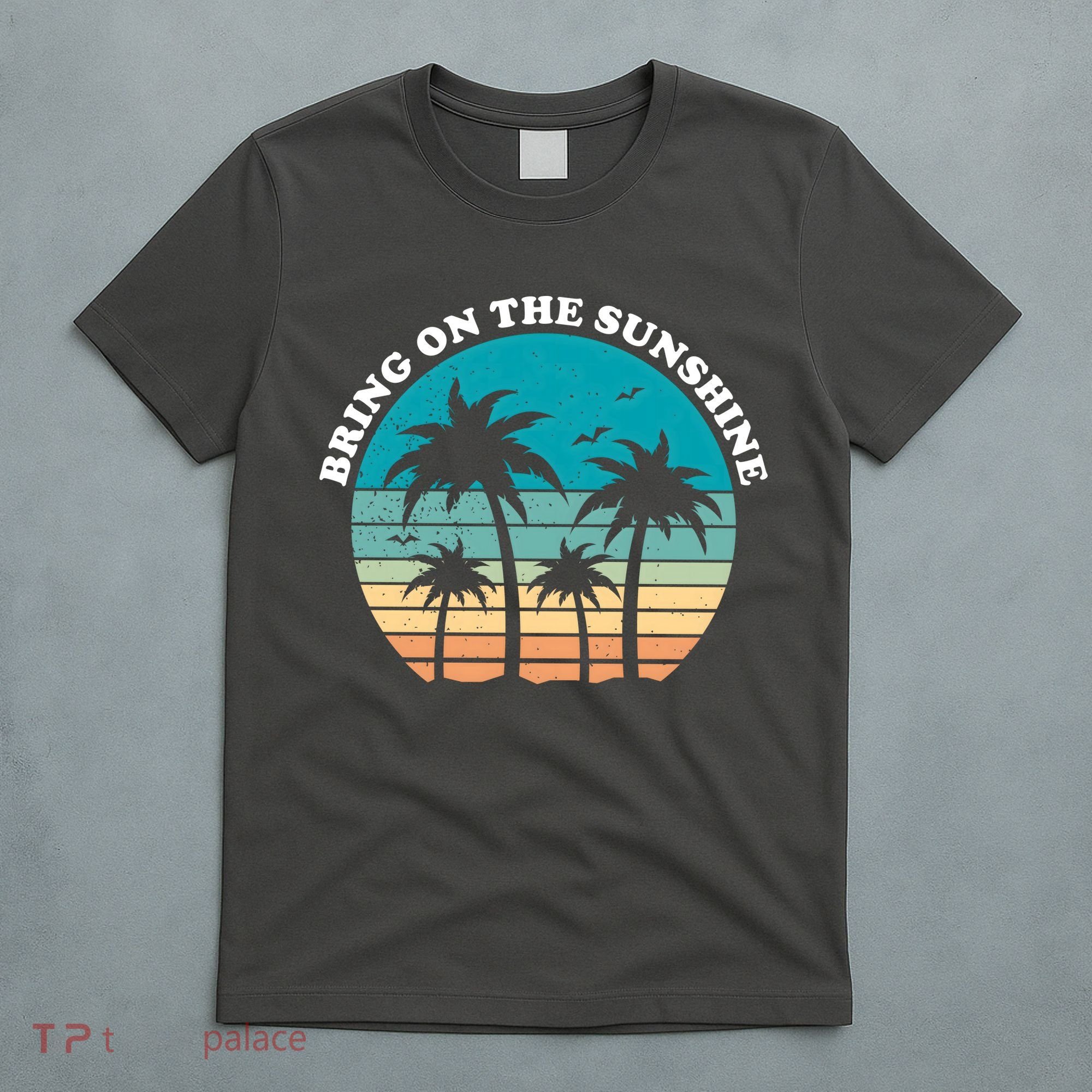 Bring On The Sunshine Retro Sunset T-Shirt