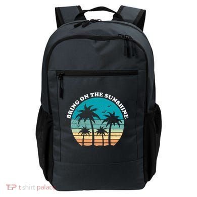 Bring On The Sunshine Retro Sunset Backpack
