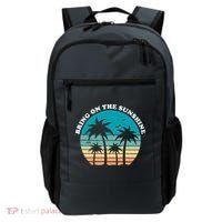 Bring On The Sunshine Retro Sunset Backpack thumb 0