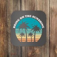 Bring On The Sunshine Retro Sunset Coaster thumb 0