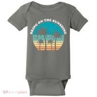 Bring On The Sunshine Retro Sunset Baby Bodysuit thumb 0