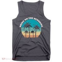 Bring On The Sunshine Retro Sunset Tank Top thumb 0