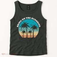 Bring On The Sunshine Retro Sunset Tank Top thumb 2