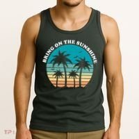 Bring On The Sunshine Retro Sunset Tank Top thumb 3