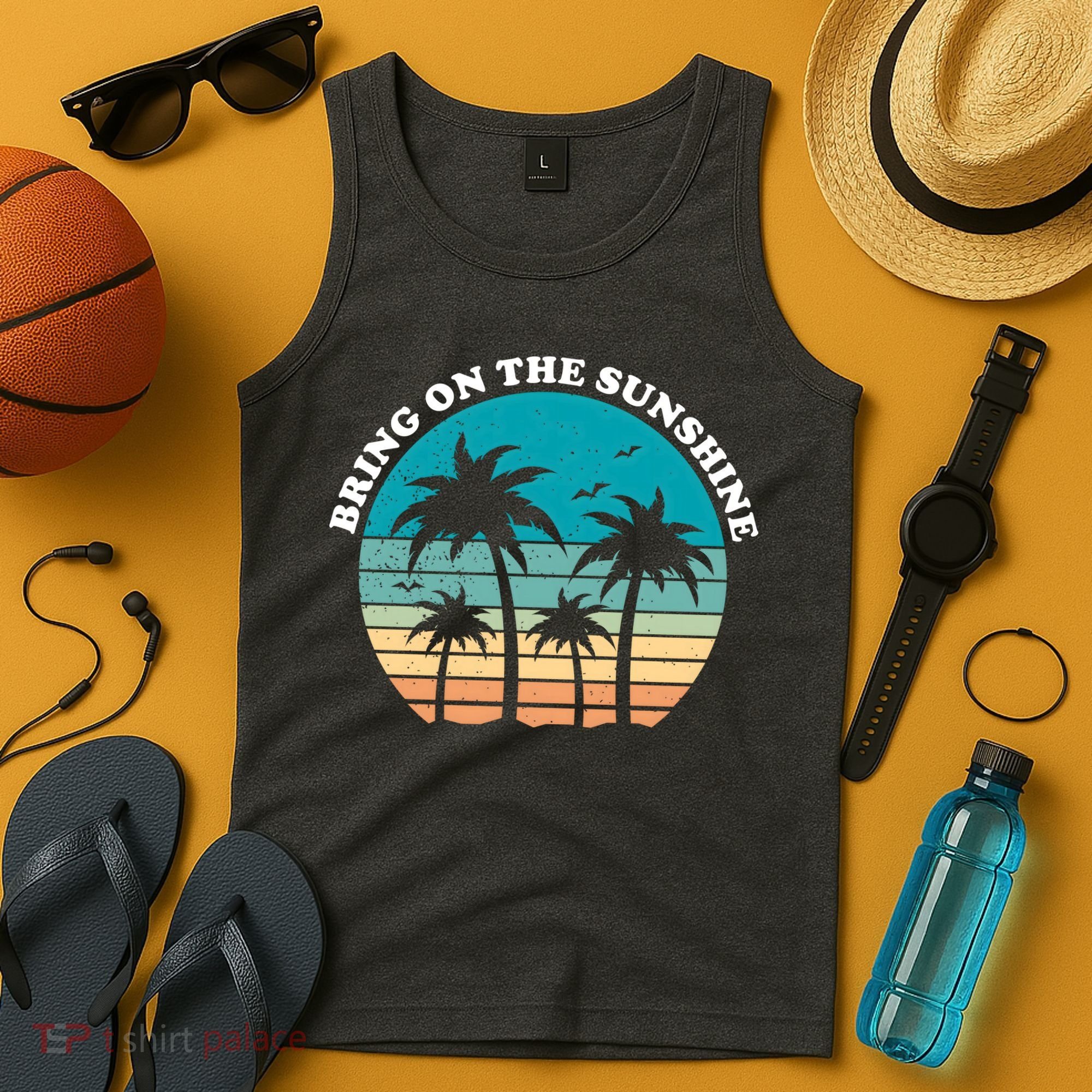 Bring On The Sunshine Retro Sunset Tank Top