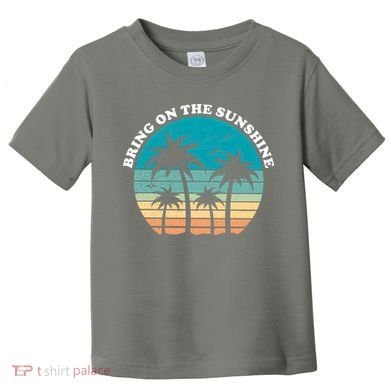 Bring On The Sunshine Retro Sunset Toddler T-Shirt