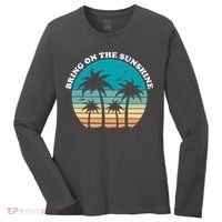Bring On The Sunshine Retro Sunset Women's Long Sleeve Shirt thumb 0