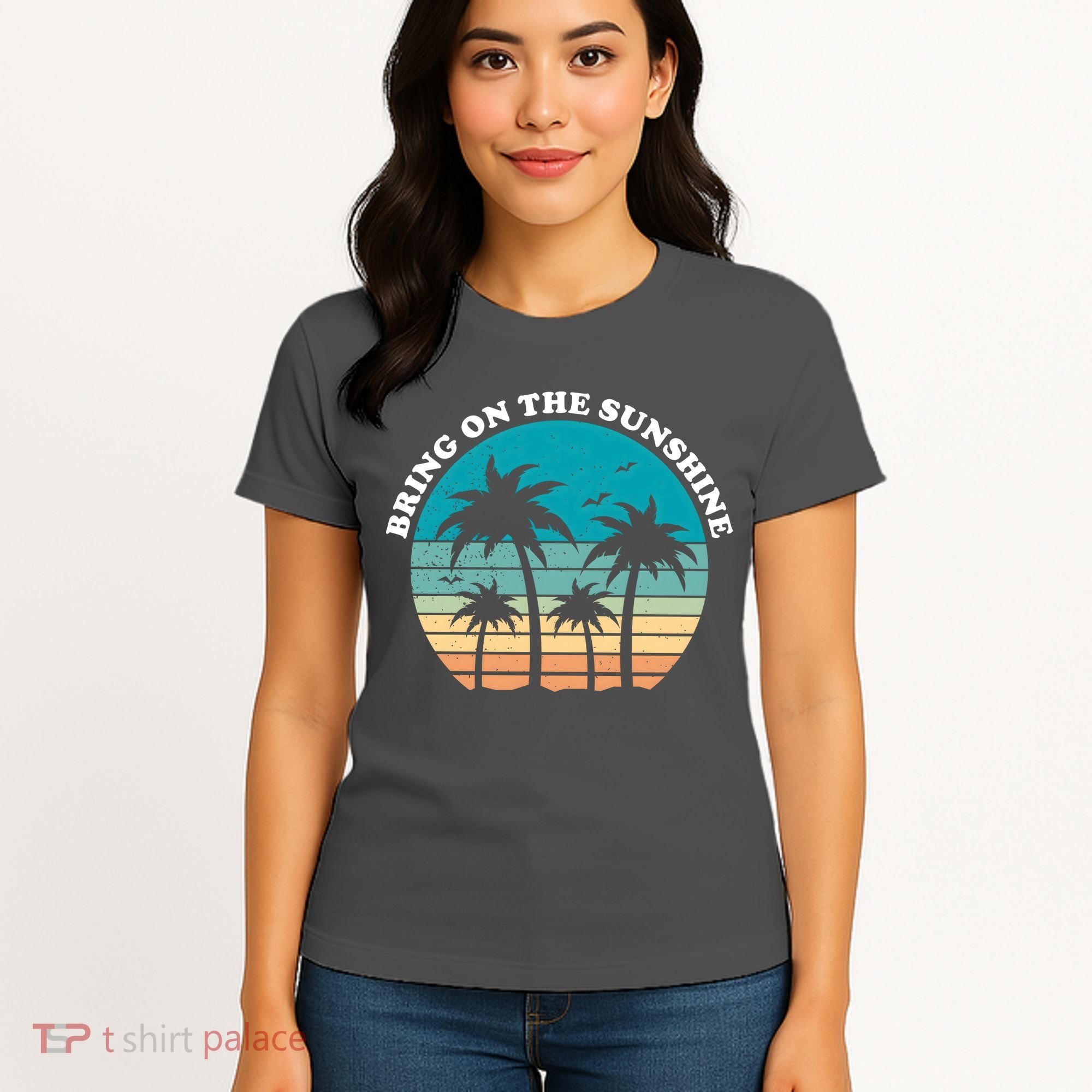 Bring On The Sunshine Retro Sunset Women's T-Shirt