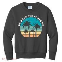 Bring On The Sunshine Retro Sunset Kids Sweatshirt thumb 0