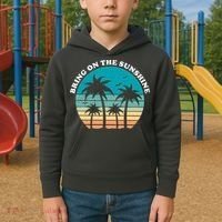 Bring On The Sunshine Retro Sunset Kids Hoodie thumb 2