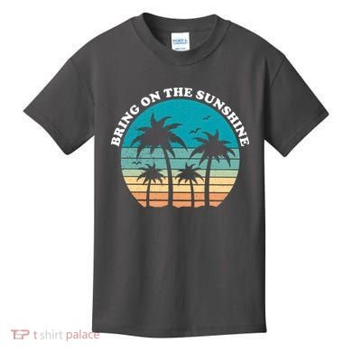 Bring On The Sunshine Retro Sunset Kids T-Shirt
