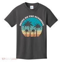 Bring On The Sunshine Retro Sunset Kids T-Shirt thumb 0
