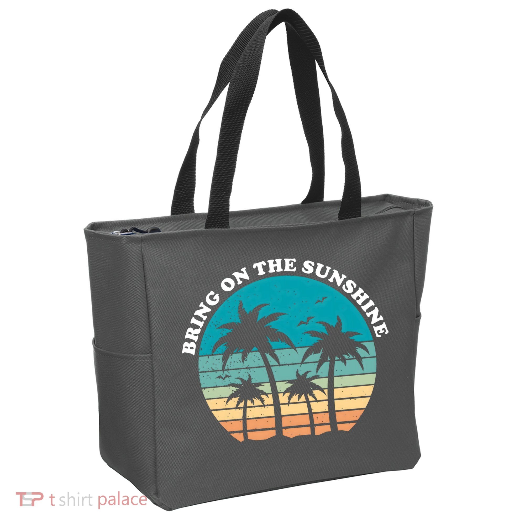 Bring On The Sunshine Retro Sunset Tote Bag