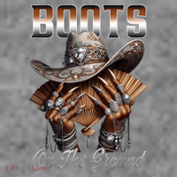 Boots On The Ground Boot Cowboy Western Cowgirl Linedance Toddler Hoodie thumb 2