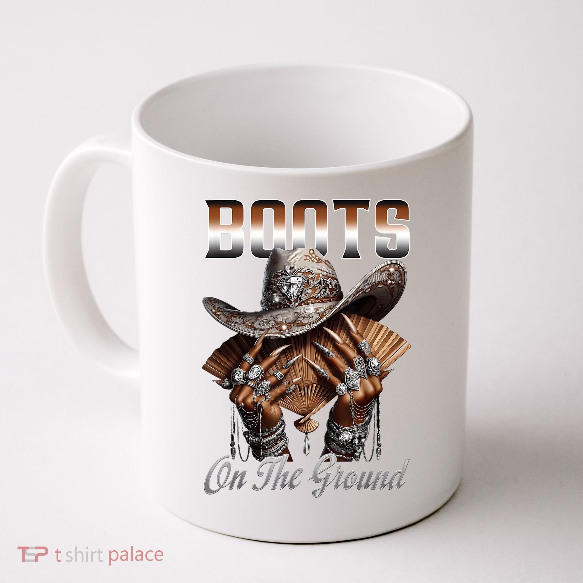 Boots On The Ground Boot Cowboy Western Cowgirl Linedance Coffee Mug