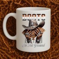 Boots On The Ground Boot Cowboy Western Cowgirl Linedance Coffee Mug thumb 2
