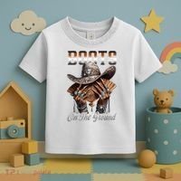 Boots On The Ground Boot Cowboy Western Cowgirl Linedance Toddler T-Shirt thumb 3
