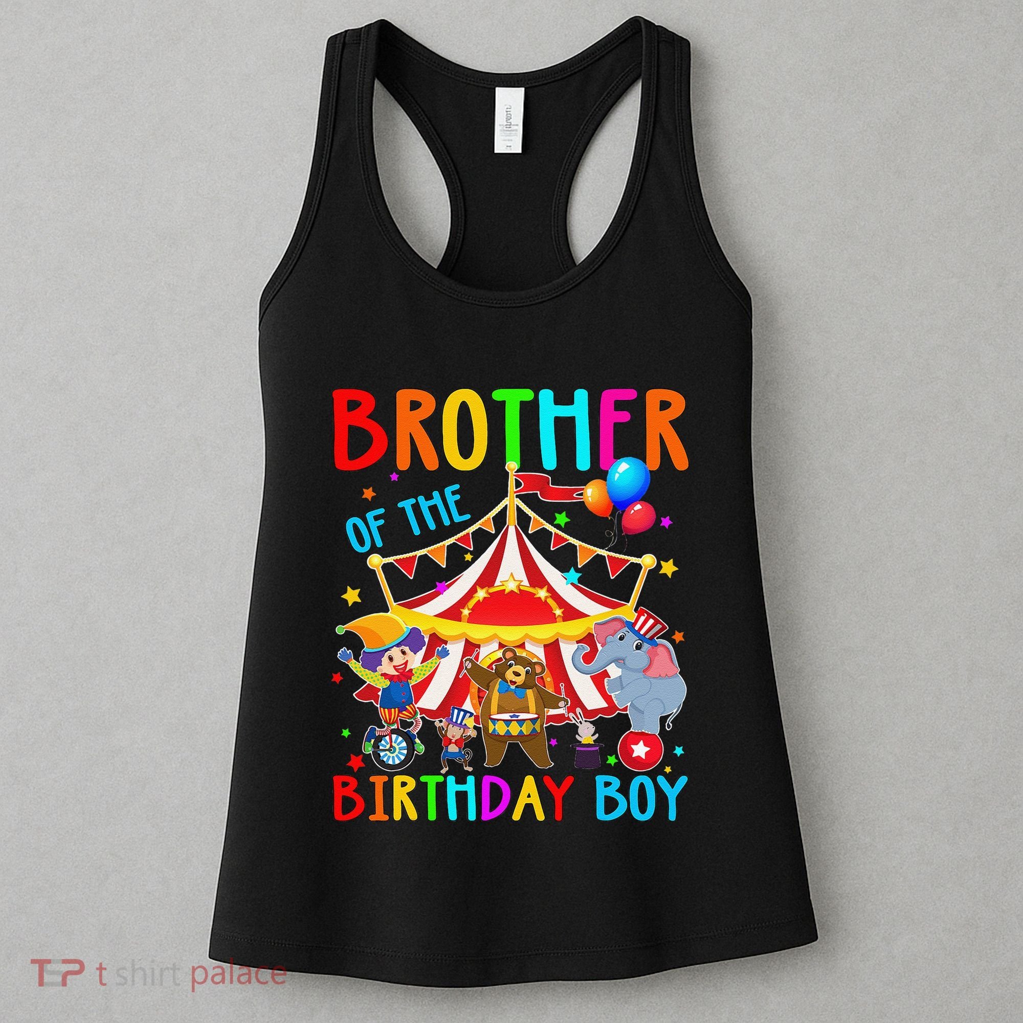 Brother Of The Birthday Carnival Circus Themed Bday Women's Tank Top