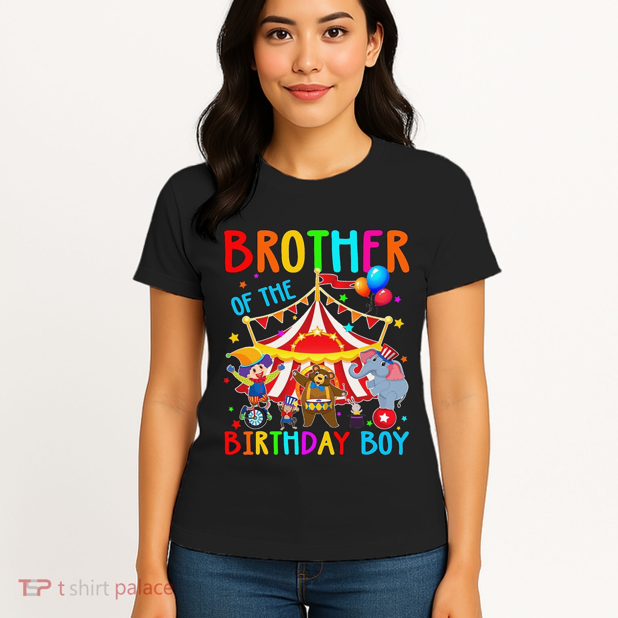 Brother Of The Birthday Carnival Circus Themed Bday Women's T-Shirt