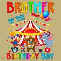 Brother Of The Birthday Carnival Circus Themed Bday Sweatshirt thumb 2